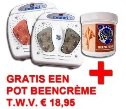 afbeelding van het blije voeten voetmassage apparaat