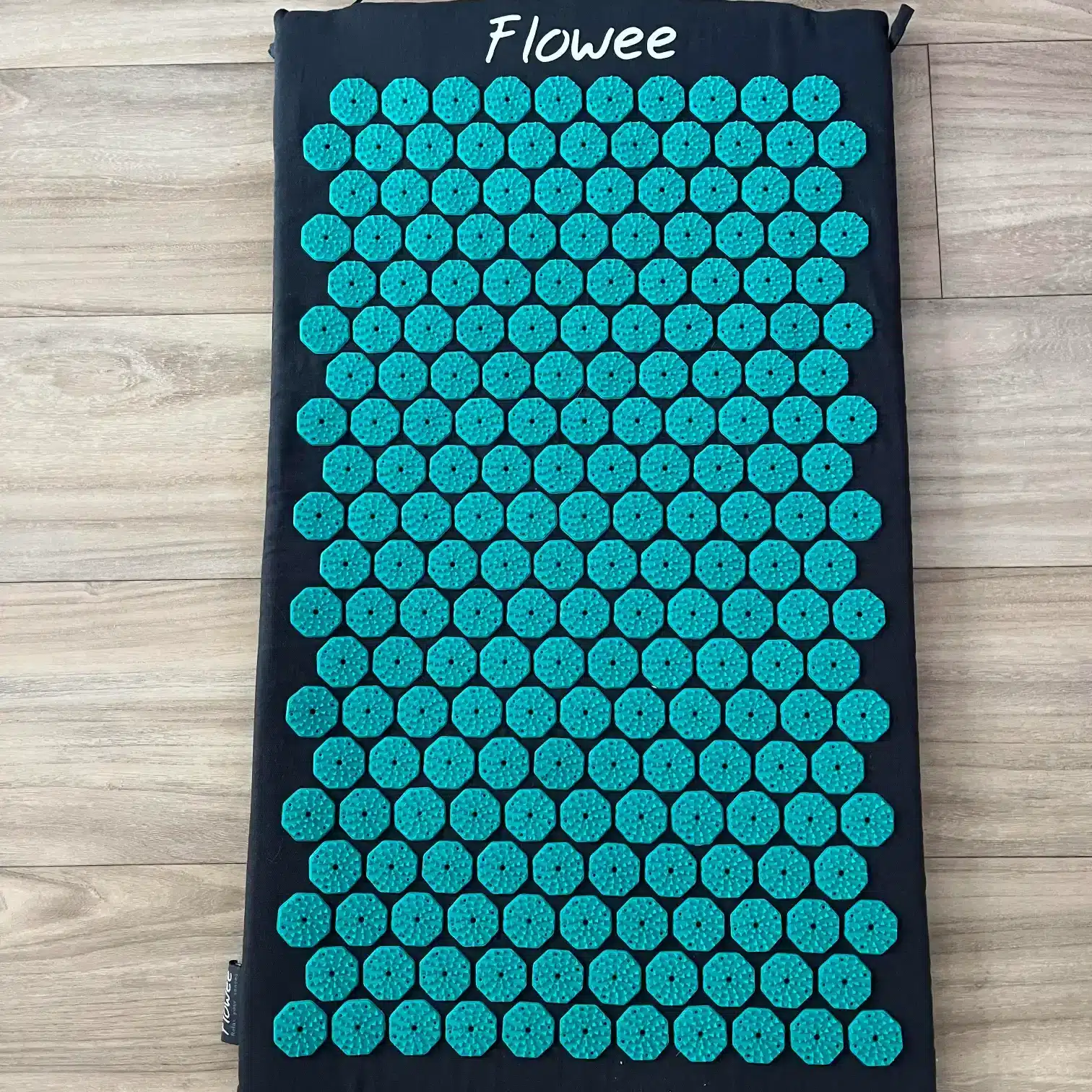 afbeelding van de flowee spijkermat bij mij thuis