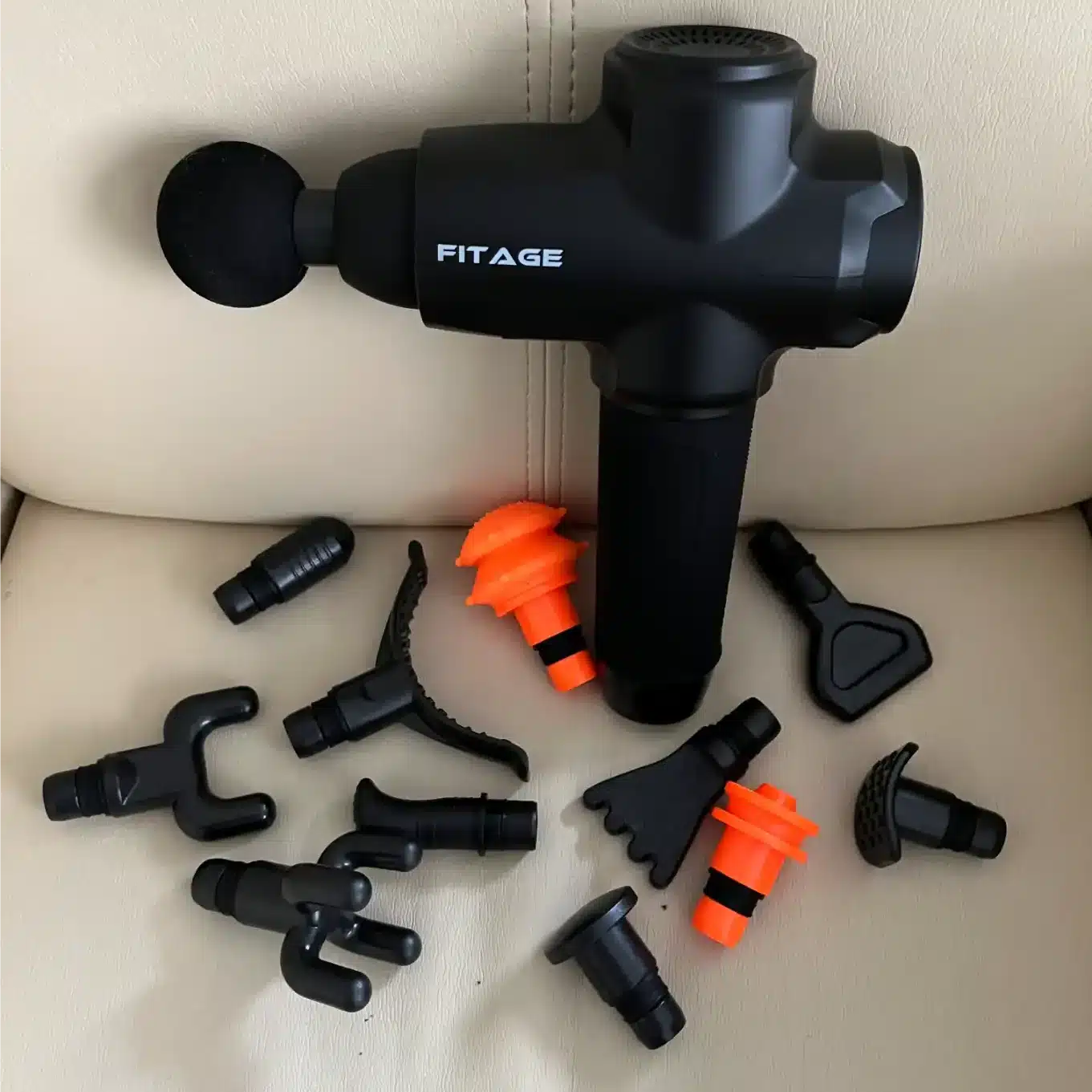 goede massage gun met de meeste opzetstukken