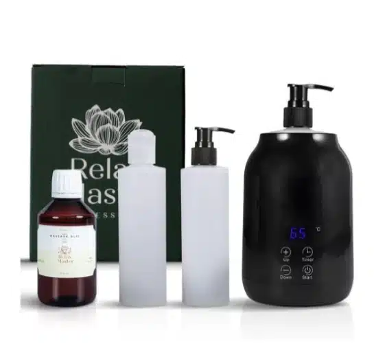massage olie verwarmer van relax master